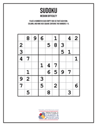 Sudoku Medium #1