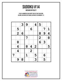 Sudoku Medium #14