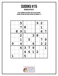 Sudoku Medium #15
