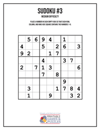 Sudoku Medium #3
