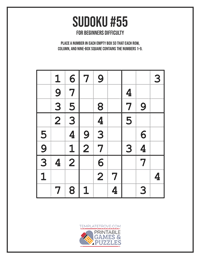 Sudoku for Beginners #55