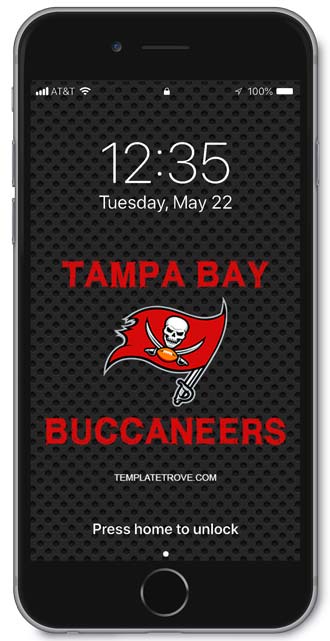 Tampa Bay Buccaneers Lock Screen 1