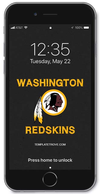 Washington Redskins Lock Screen 2