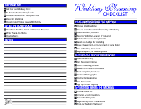 Wedding Checklist Blue
