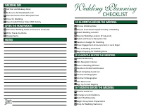 Green Wedding Planning Checklist