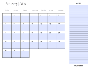 Fillable Calendar 2026